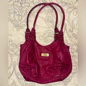 Strada Magenta pink purse, clean, EUC